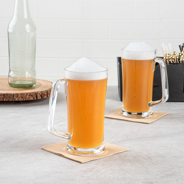 Restaurantware Bev Tek 17 Oz Polycarbonate Beer Mug - 4 3/4" X 3 1/4" X 6 1/2" - 48 Count Box