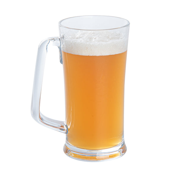 Restaurantware Bev Tek 17 Oz Polycarbonate Beer Mug - 4 3/4" X 3 1/4" X 6 1/2" - 48 Count Box