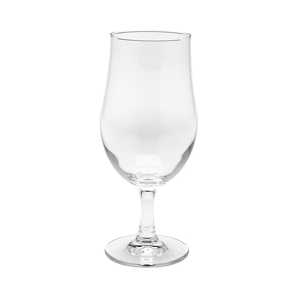 Restaurantware Bev Tek 18 Oz Beer Glass - Stemmed Pilsner - 3 1/2" X 3 1/2" X 8" - 12 Count Box