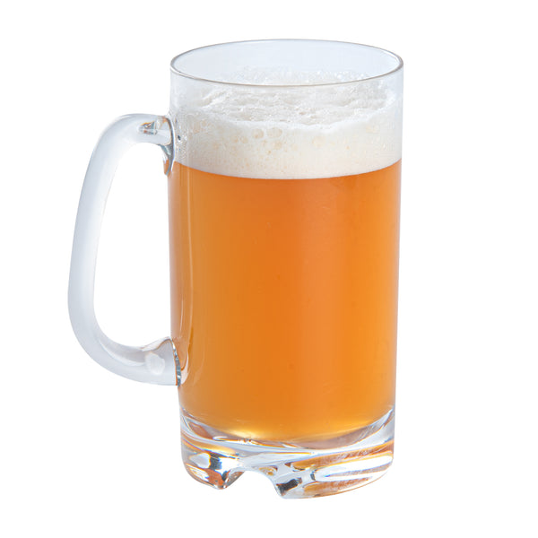 Restaurantware Bev Tek 18 Oz Polycarbonate Beer Mug - 4 3/4" X 3 1/4" X 6" - 48 Count Box