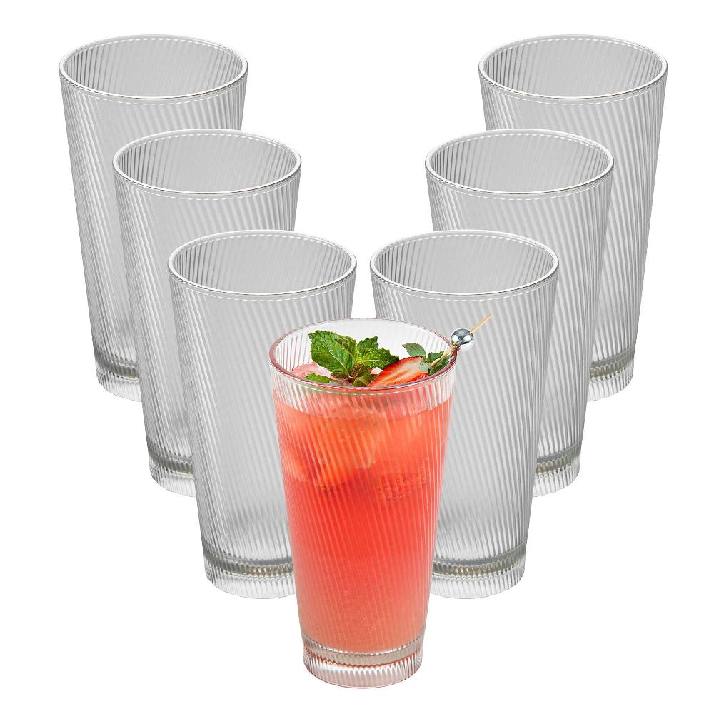 restaurantware Bev Tek 20 oz Clear SAN Plastic Tumbler - 48 count box