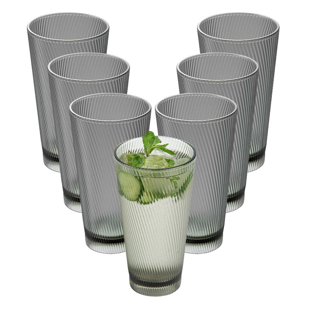 restaurantware Bev Tek 20 oz Gray SAN Plastic Tumbler - 48 count box