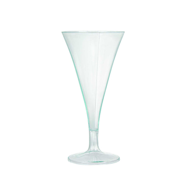Restaurantware Bev Tek 3 Oz Round Seagreen Plastic Aperitif Glass - 2 1/2" X 2 1/2" X 5" - 100 Count Box