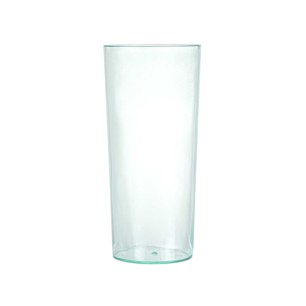 Restaurantware Bev Tek 5 Oz Round Seagreen Plastic Cannello Cocktail Glass - 1 3/4" X 1 3/4" X 4" - 100 Count Box