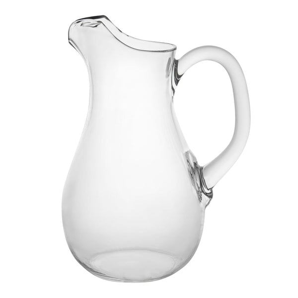 Restaurantware Bev Tek 57 Oz Clear Polycarbonate Water Pitcher - 7" X 3 1/2" X 9 1/2" - 6 Count Box