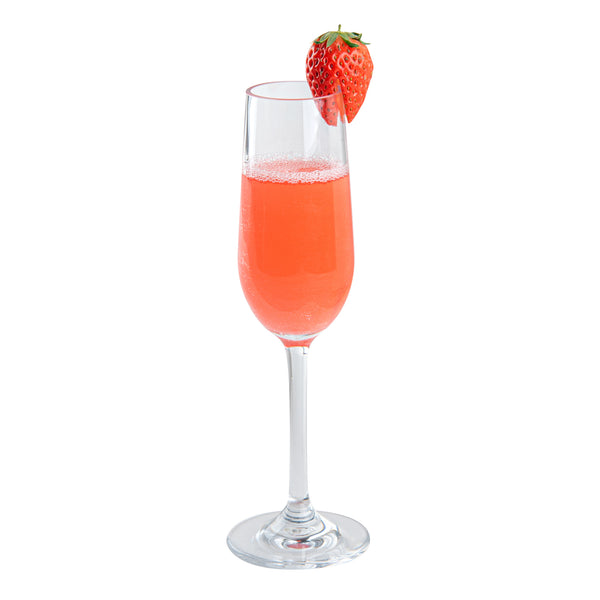 Restaurantware Bev Tek 6 Oz Polycarbonate Champagne Flute - 2 3/4" X 2 3/4" X 8 3/4" - 48 Count Box
