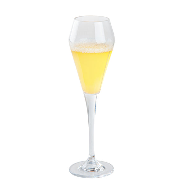 Restaurantware Bev Tek 7 Oz Polycarbonate Champagne Flute - 2 3/4" X 2 3/4" X 9 1/4" - 48 Count Box