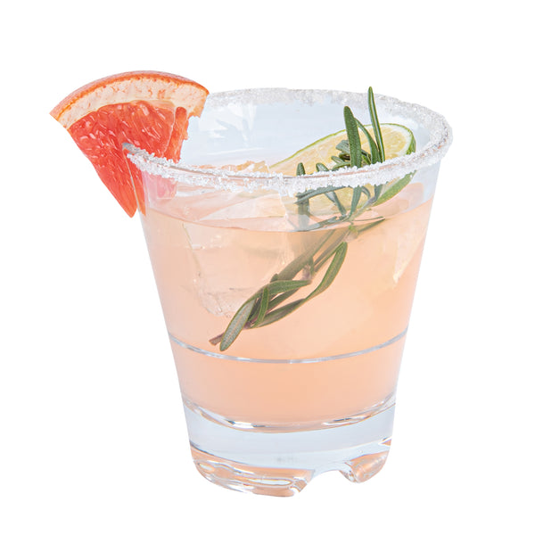 Restaurantware Bev Tek 9 Oz Polycarbonate Rocks Glass - Stackable - 3 1/2" X 3 1/2" X 3 3/4" - 48 Count Box