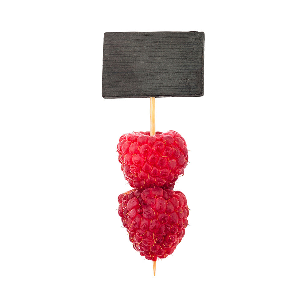 restaurantware Black Bamboo Chalkboard Pick - 4" x 1 1/4" - 1000 count box