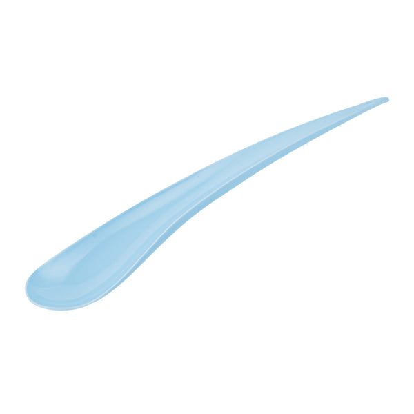 Restaurantware Blue Plastic Deco Party Spoon - 8" - 500 Count Box