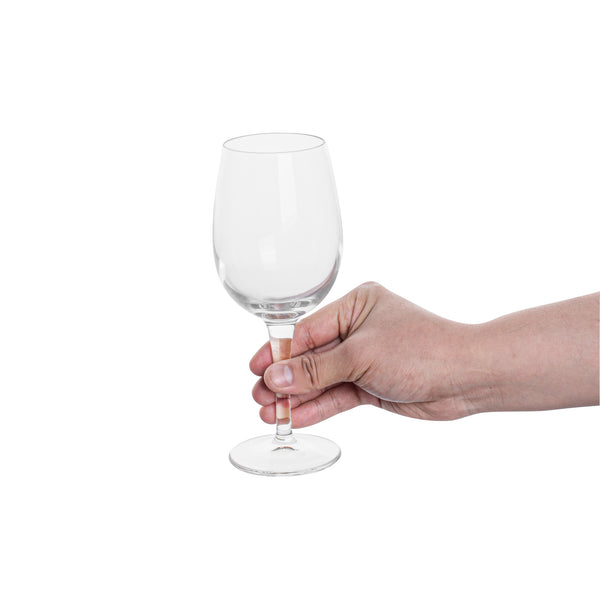 Restaurantware Cascata 11 Oz White Wine Glass - All-Purpose - 3" X 3" X 7 3/4" - 12 Count Box
