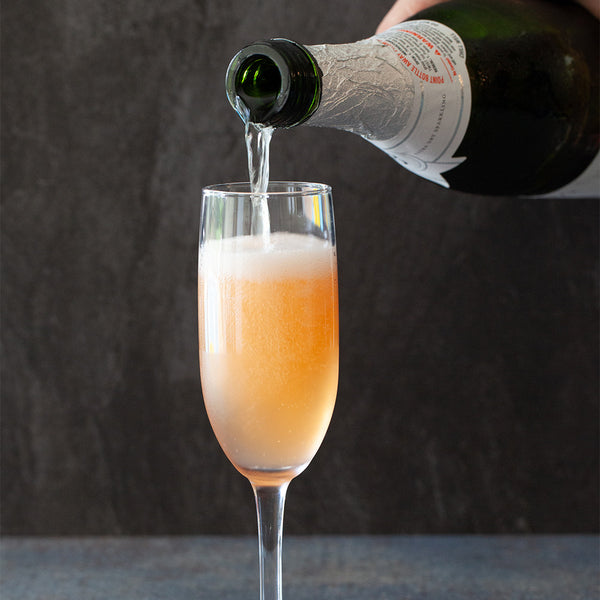 Restaurantware Cascata 6 Oz Glass Champagne Flute - 2" X 2" X 7 3/4" - 12 Count Box