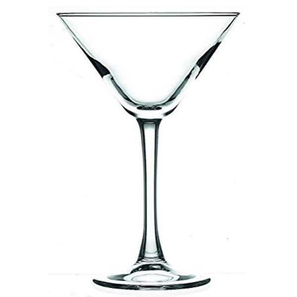 Restaurantware Cascata 8 Oz Cocktail Martini Glass - 4 1/2" X 4 1/2" X 6 3/4" - 12 Count Box