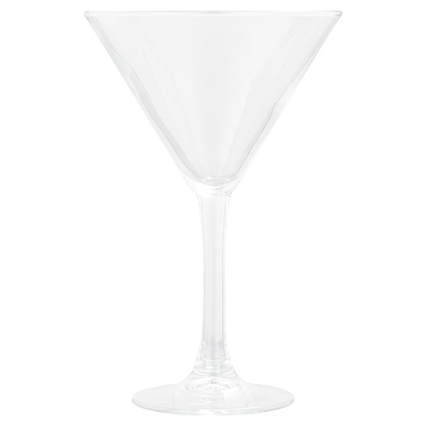 Restaurantware Cascata 9 Oz Cocktail Martini Glass - 4 1/2" X 4 1/2" X 7" - 12 Count Box