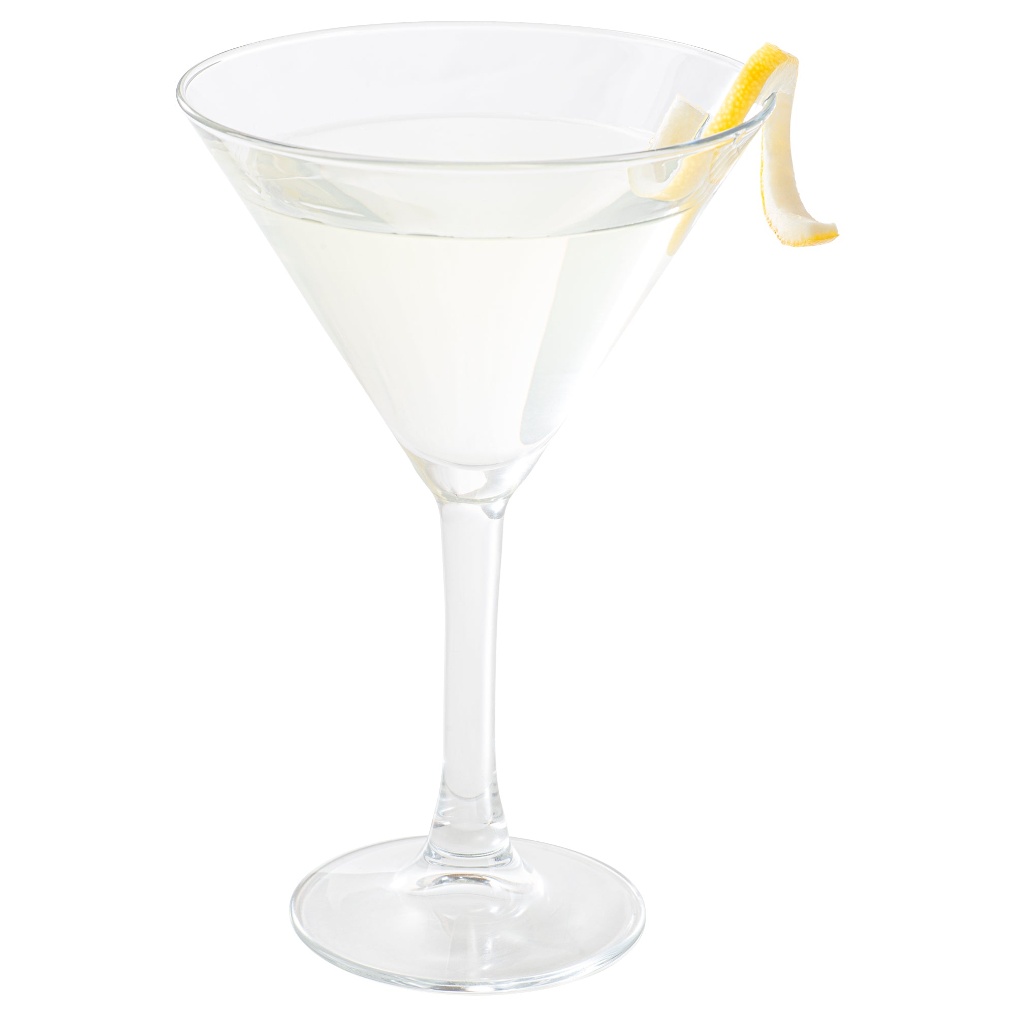restaurantware Cascata 9 oz Cocktail Martini Glass - 4 1/2" x 4 1/2" x 7" - 12 count box