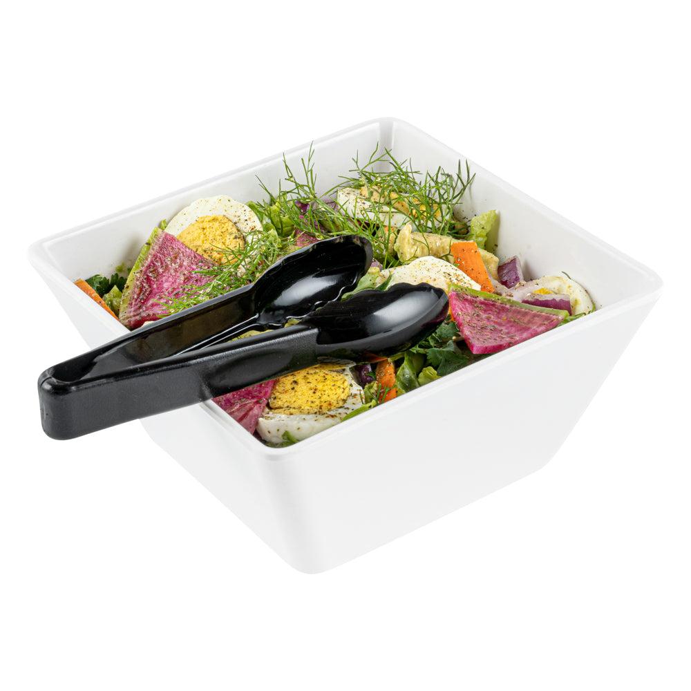 restaurantware Cater Tek Black Plastic Catering Tongs - 6" - 1 count box