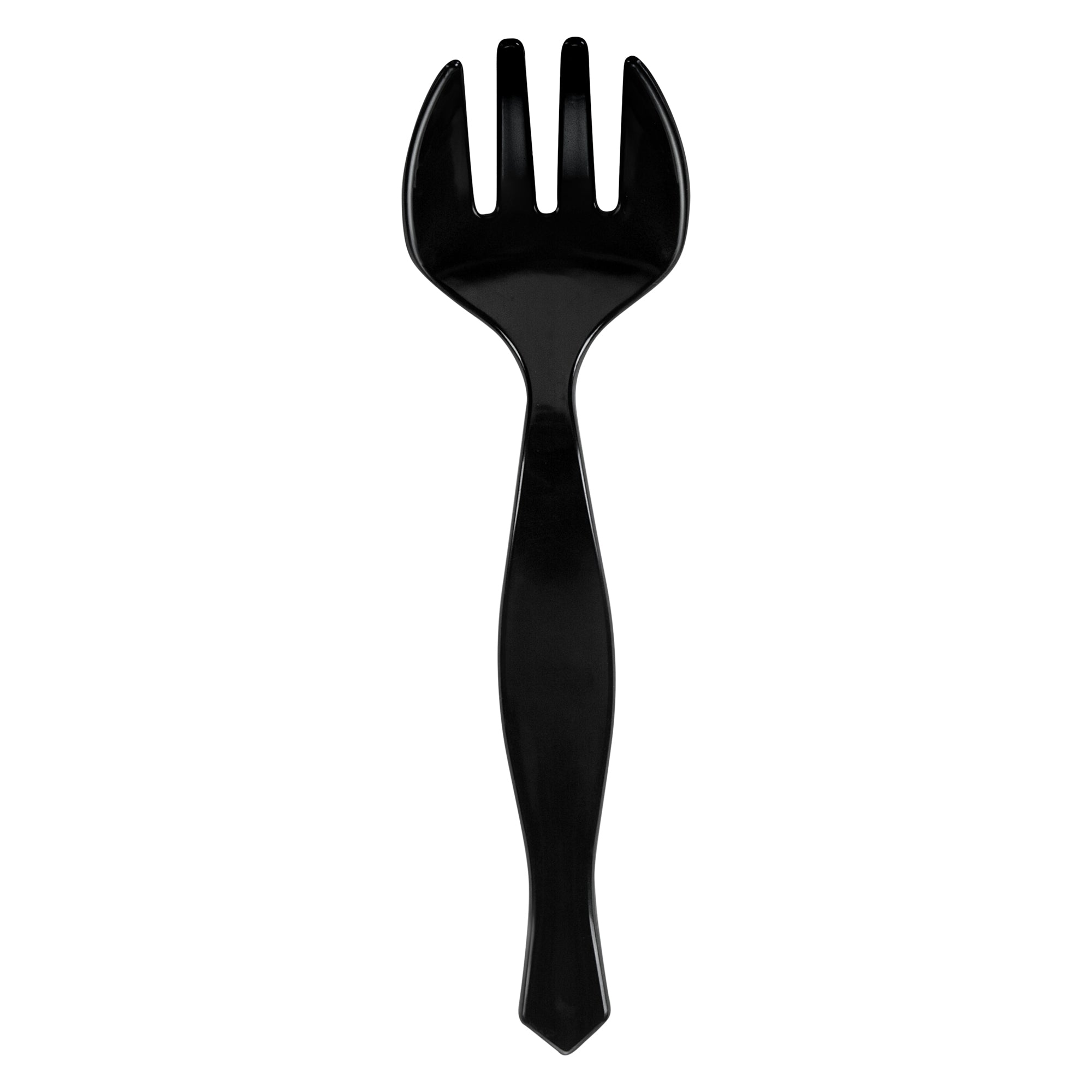 restaurantware Cater Tek Black Plastic Serving Fork - 8 1/2" - 100 count box
