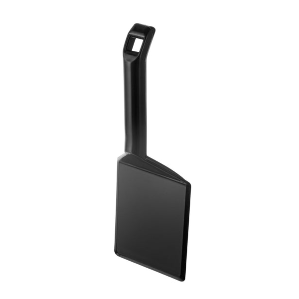 Restaurantware Cater Tek Black Plastic Serving Spatula - Recyclable - 10" - 100 Count Box