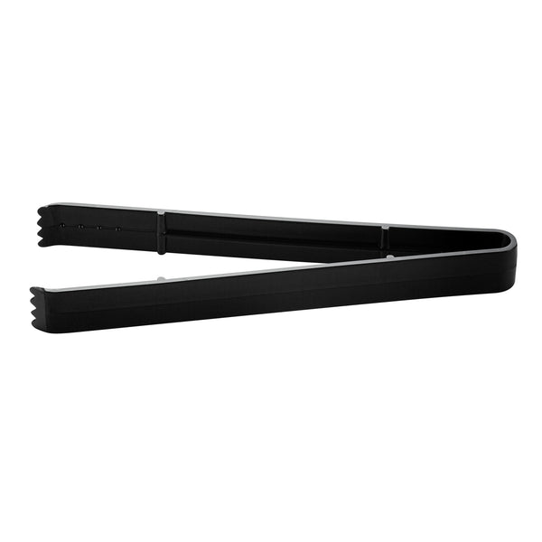 Restaurantware Cater Tek Black Plastic Tongs - Serrated Heavy Duty - 9" - 100 Count Box