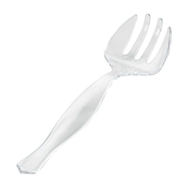 Restaurantware Cater Tek Clear Plastic Serving Fork - 8 1/2" - 100 Count Box