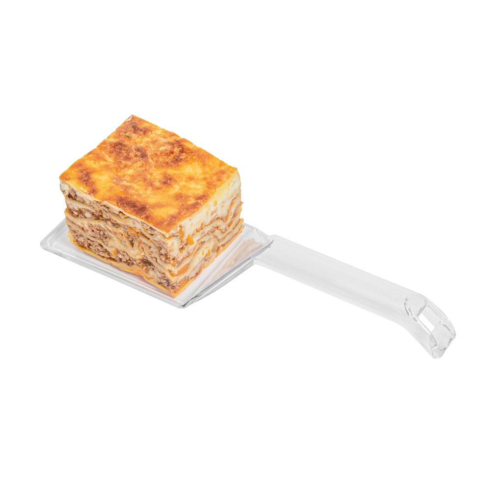 restaurantware Cater Tek Clear Plastic Serving Spatula - Recyclable - 10" - 100 count box