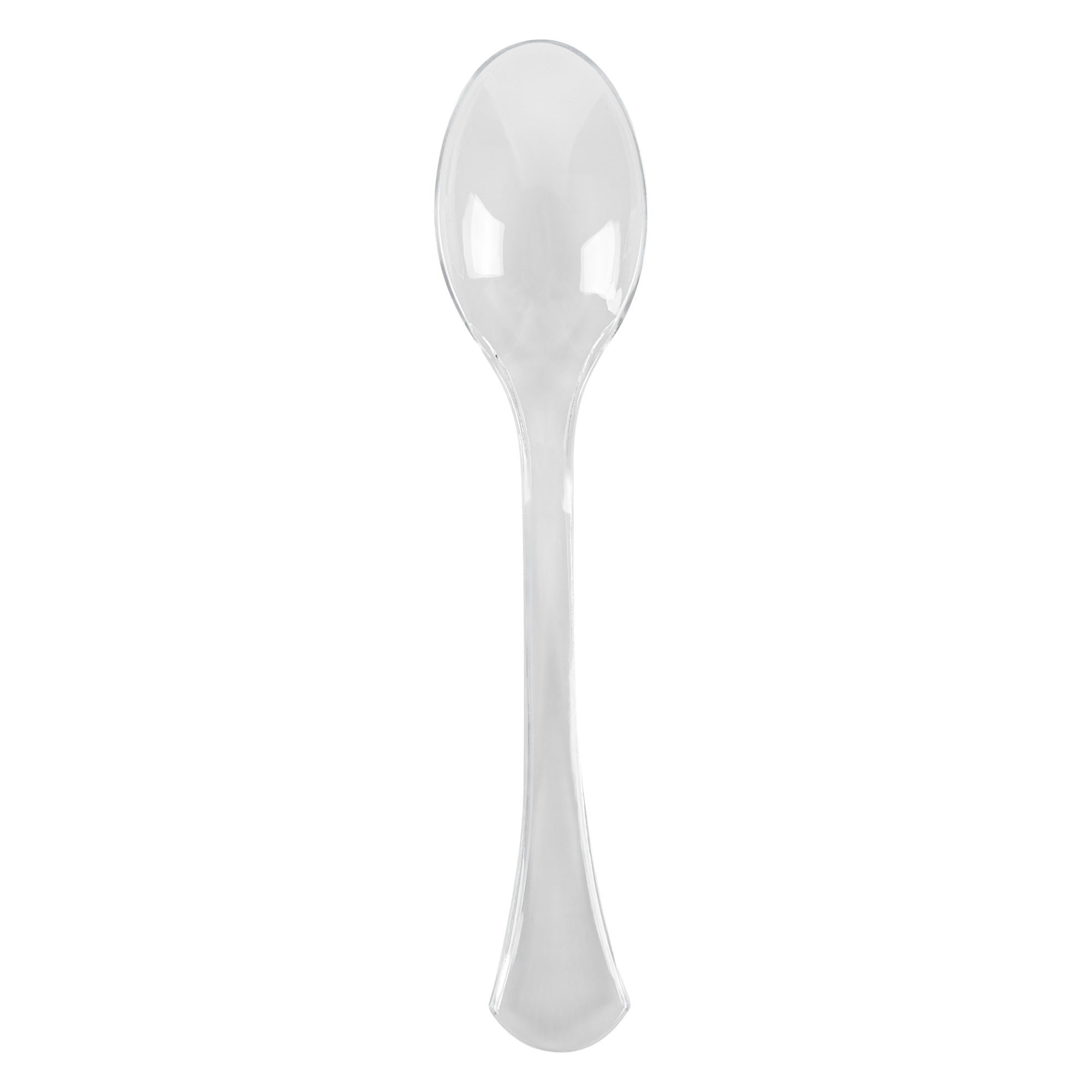 restaurantware Cater Tek Clear Plastic Serving Spoon - 9 3/4" - 100 count box