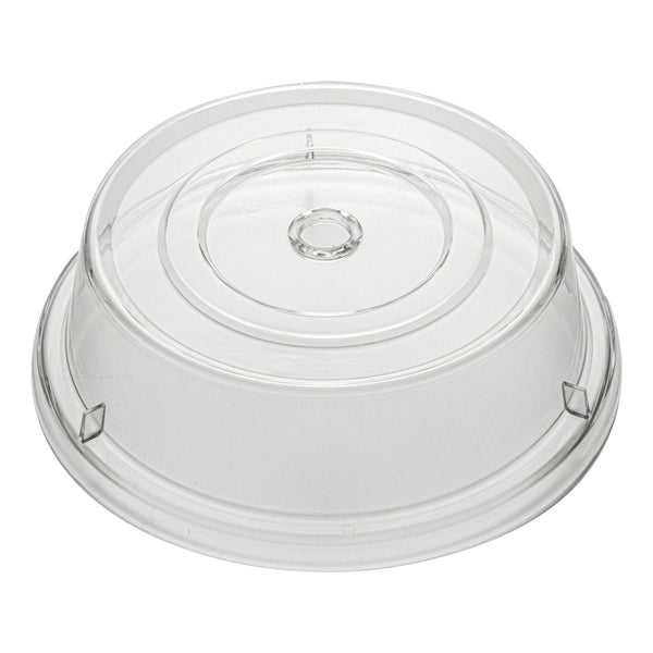 Restaurantware Cater Tek Clear Polycarbonate Plate Cover - 10 1/4" - 10 Count Box