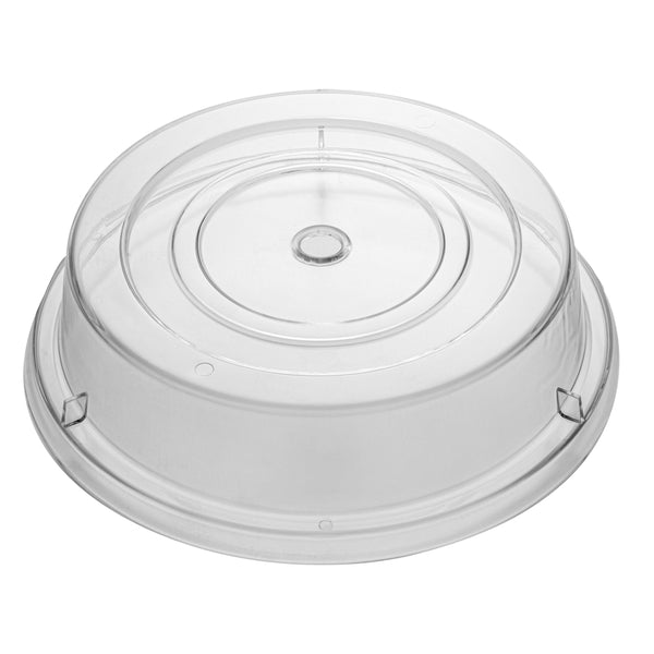 Restaurantware Cater Tek Clear Polycarbonate Plate Cover - 11" - 10 Count Box