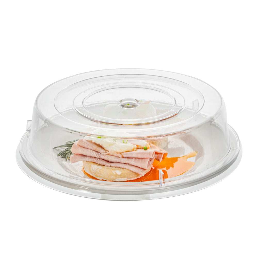 restaurantware Cater Tek Clear Polycarbonate Plate Cover - 11" - 10 count box