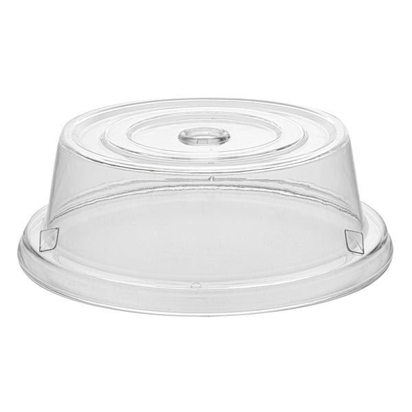 Restaurantware Cater Tek Clear Polycarbonate Plate Cover - 8 1/2" - 10 Count Box