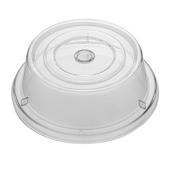 Restaurantware Cater Tek Clear Polycarbonate Plate Cover - 8 1/2" - 10 Count Box