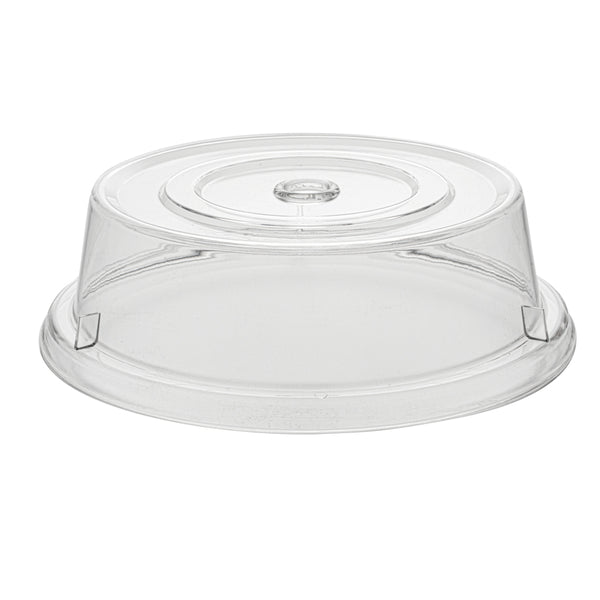 Restaurantware Cater Tek Clear Polycarbonate Plate Cover - 9 1/2" - 10 Count Box