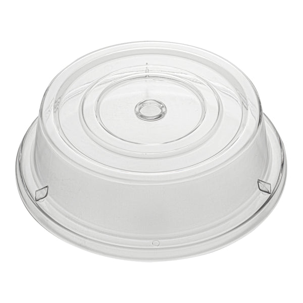 Restaurantware Cater Tek Clear Polycarbonate Plate Cover - 9 1/2" - 10 Count Box