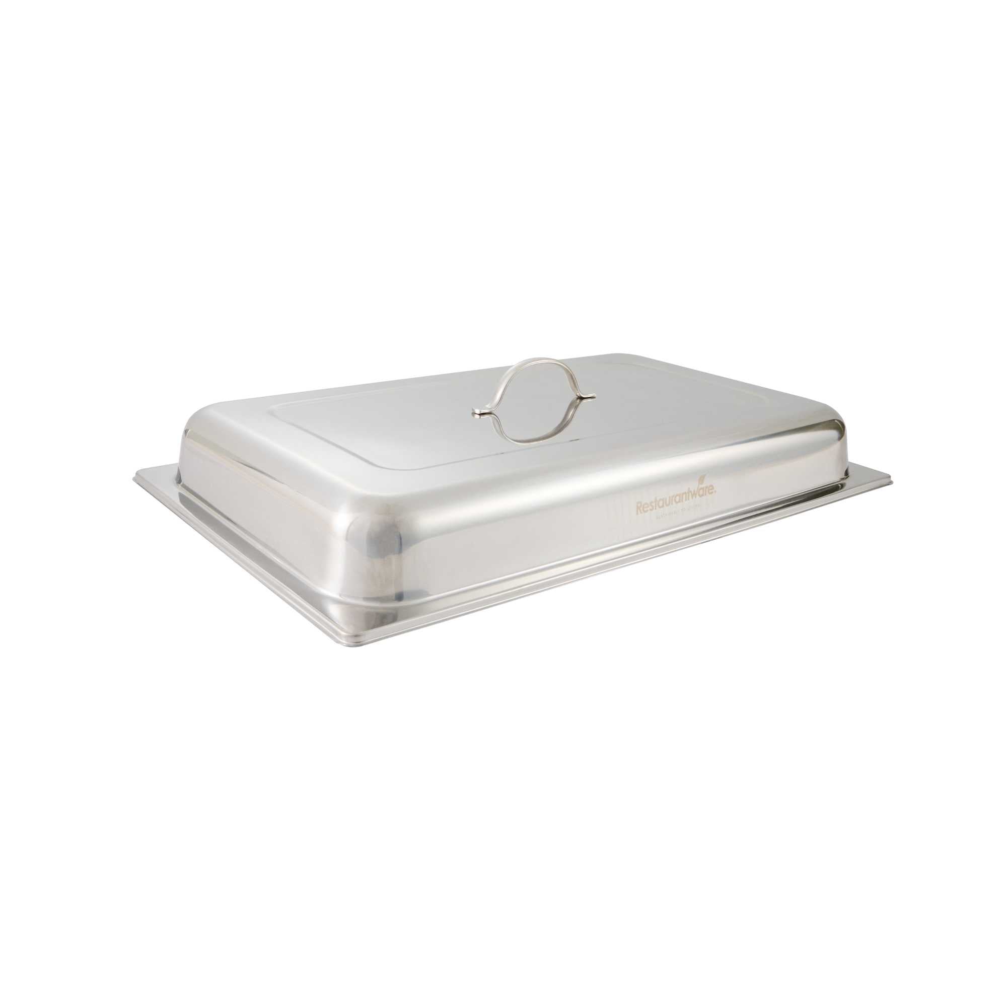 restaurantware Cater Tek Full Size Stainless Steel Chafer Cover - with Handle - 1 count box