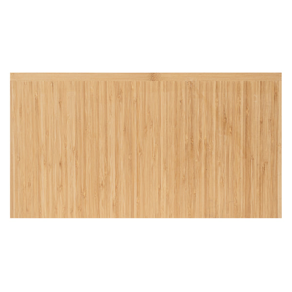 Restaurantware Cater Tek Rectangle Natural Bamboo Tall Riser - 20 1/2" X 7" X 11" - 1 Count Box