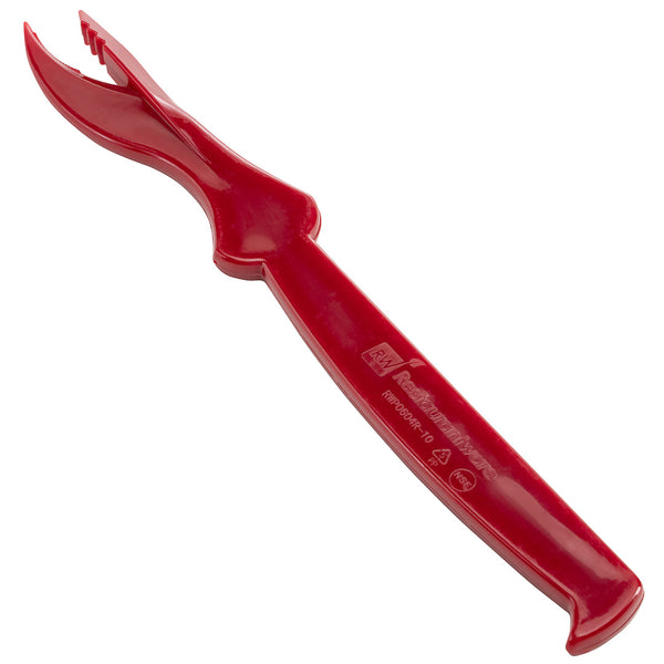 Restaurantware Cater Tek Red Plastic Seafood Sheller - 7 1/2" - 100 Count Box