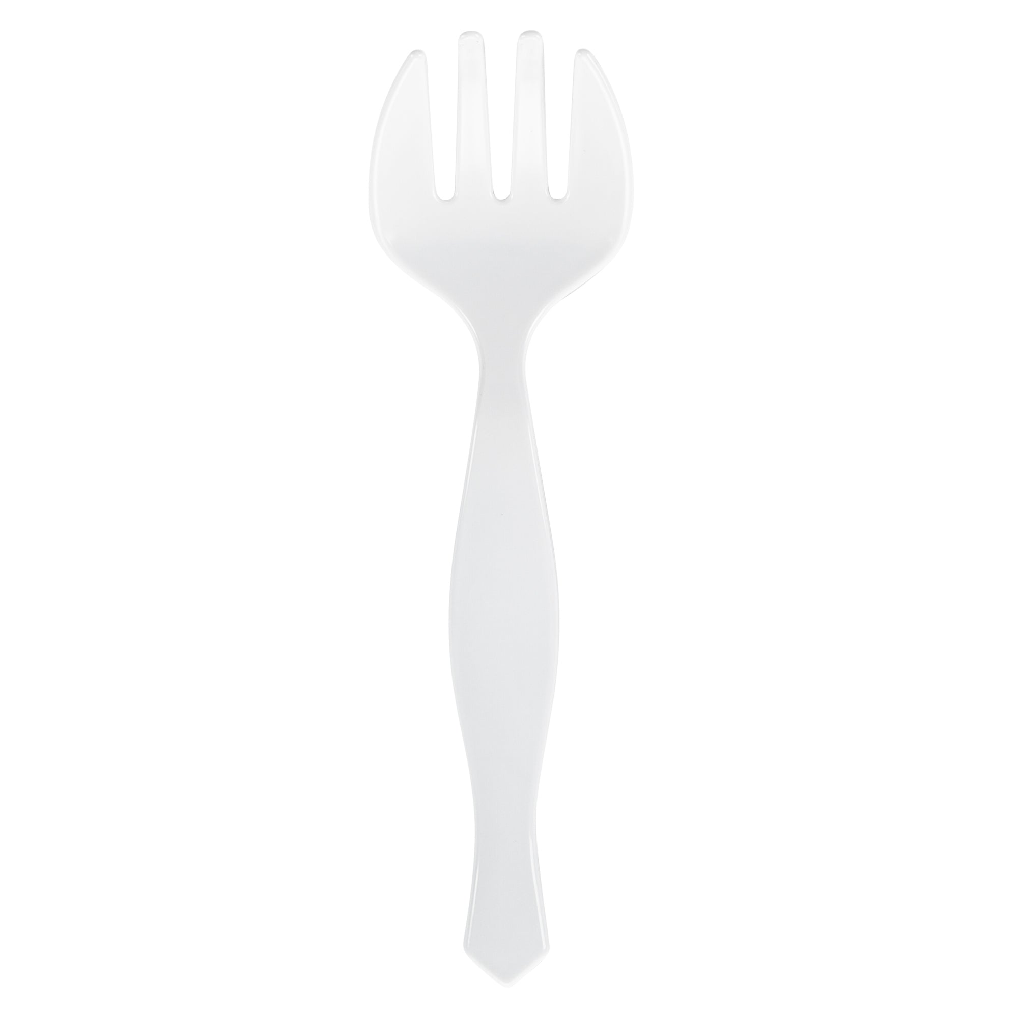 restaurantware Cater Tek White Plastic Serving Fork - 8 1/2" - 100 count box