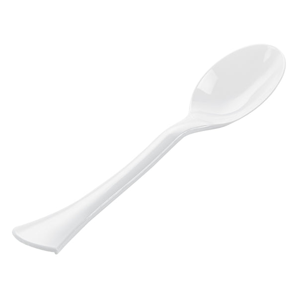 Restaurantware Cater Tek White Plastic Serving Spoon - 9 3/4" - 100 Count Box