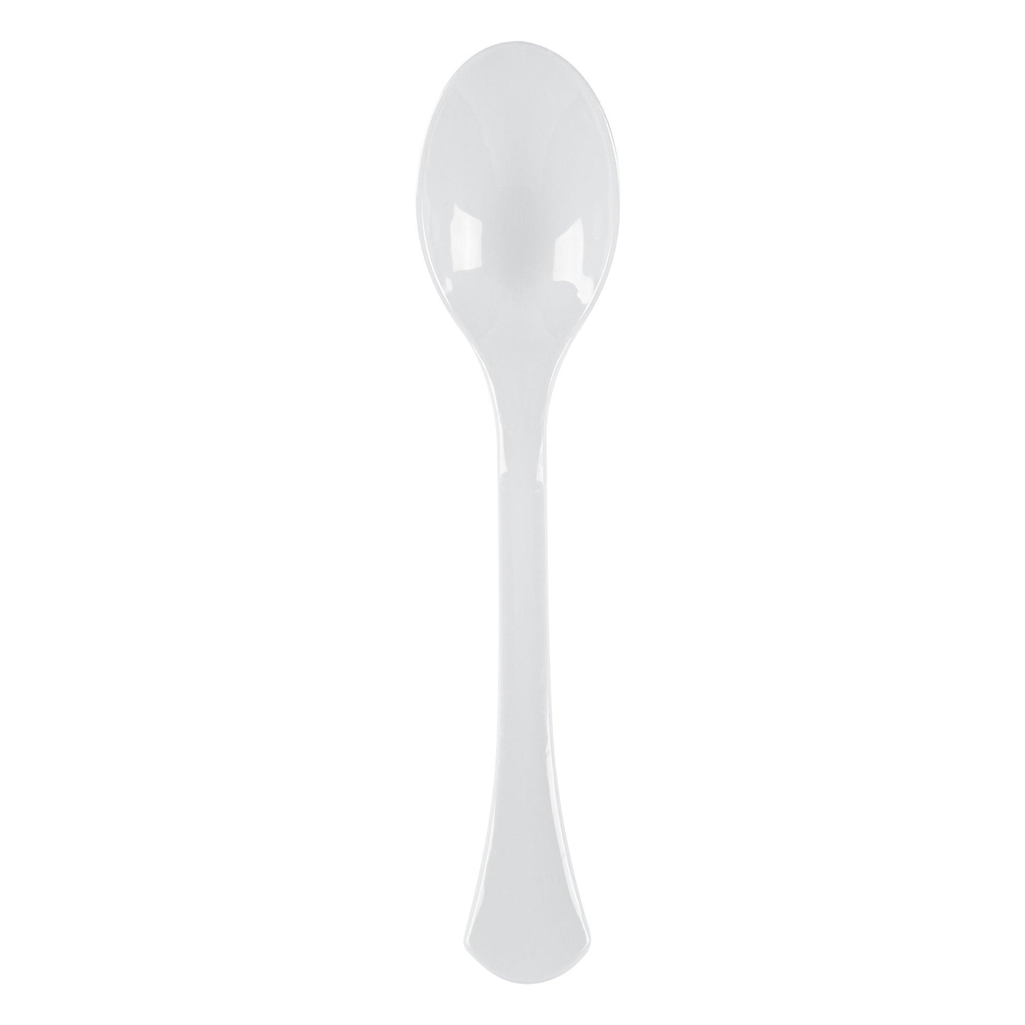 restaurantware Cater Tek White Plastic Serving Spoon - 9 3/4" - 100 count box