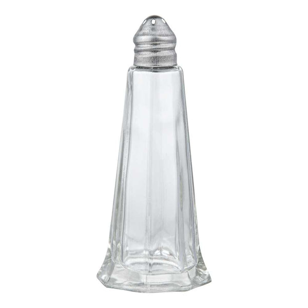Restaurantware Chef 101 1 Oz Glass Salt And Pepper Shaker Set - Tower Style - 1 3/4" X 1 3/4" X 4 1/4" - 10 Count Box