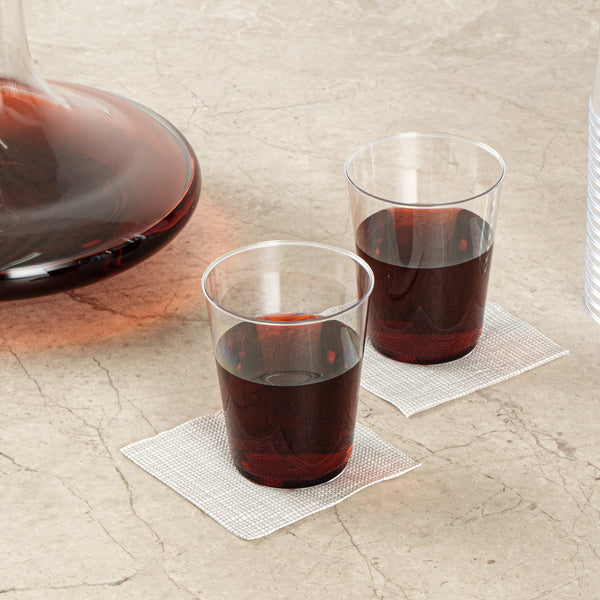 Restaurantware Chef 101 10 Oz Clear Plastic Tumbler - 3" X 3" X 3 3/4" - 500 Count Box