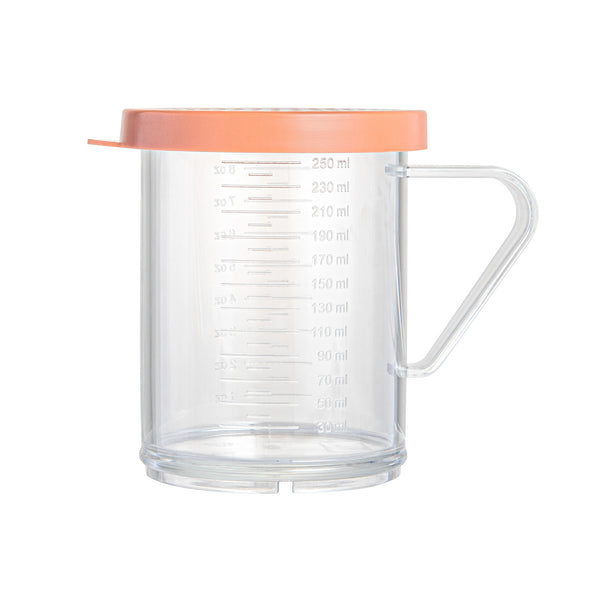 Restaurantware Chef 101 10 Oz Clear Polycarbonate Dredge Spice Shaker - With Rose Medium Lid - 4 3/4" X 3 1/4" X 4" - 1 Count Box