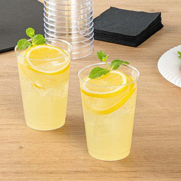 Restaurantware Chef 101 12 Oz Clear Plastic Tumbler - 3" X 3" X 4 1/4" - 500 Count Box