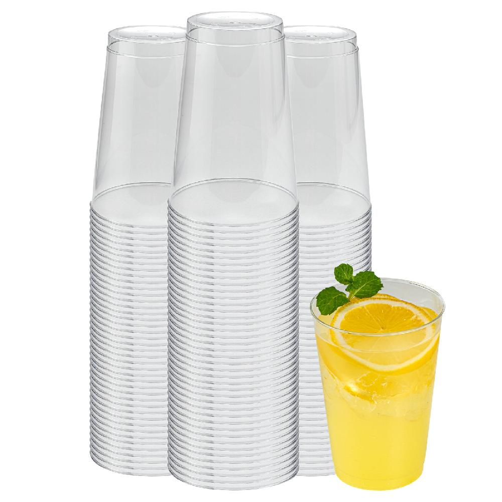 restaurantware Chef 101 12 oz Clear Plastic Tumbler - 3" x 3" x 4 1/4" - 500 count box