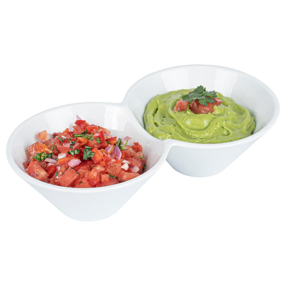 restaurantware Chef 101 12 oz Round White Porcelain Bowl Set - 9" x 5" x 2 1/4" - 1 count box