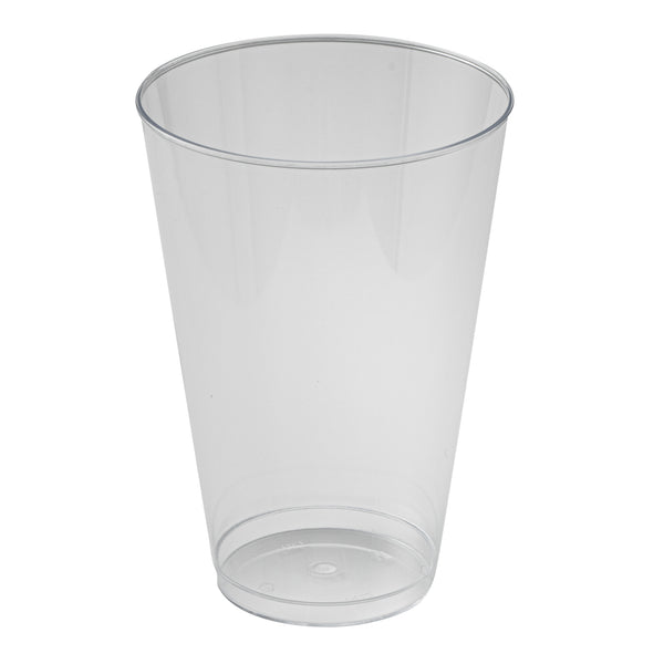 Restaurantware Chef 101 14 Oz Clear Plastic Tumbler - 3 1/4" X 3 1/4" X 4 3/4" - 500 Count Box
