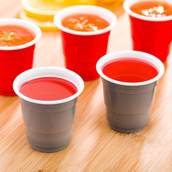 Restaurantware Chef 101 2 Oz Gray Plastic Party Cup - 2" X 2" X 2" - 500 Count Box