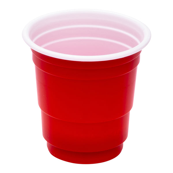 Restaurantware Chef 101 2 Oz Red Plastic Party Cup - 2" X 2" X 2" - 500 Count Box