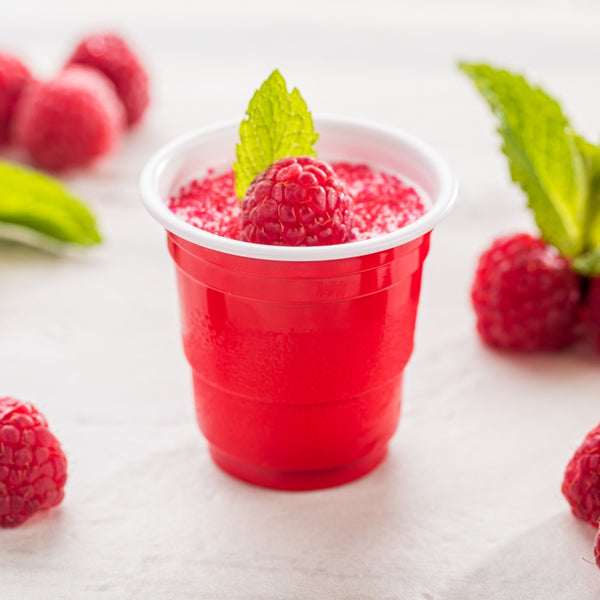 Restaurantware Chef 101 2 Oz Red Plastic Party Cup - 2" X 2" X 2" - 500 Count Box