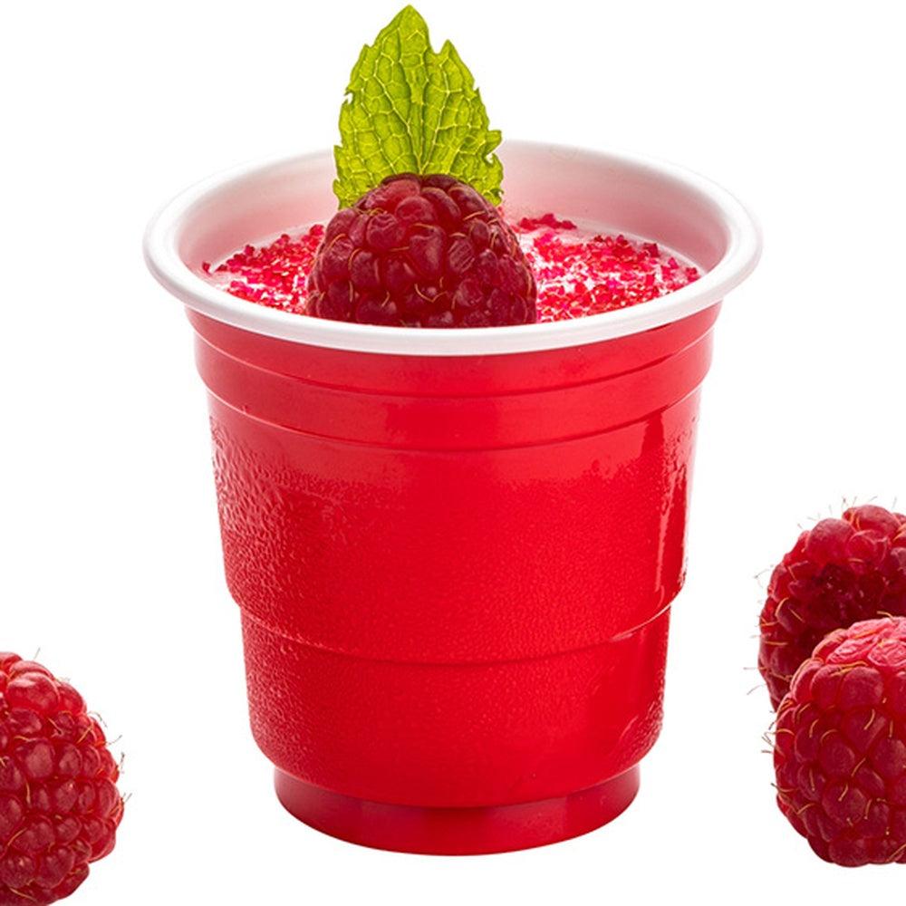 restaurantware Chef 101 2 oz Red Plastic Party Cup - 2" x 2" x 2" - 500 count box